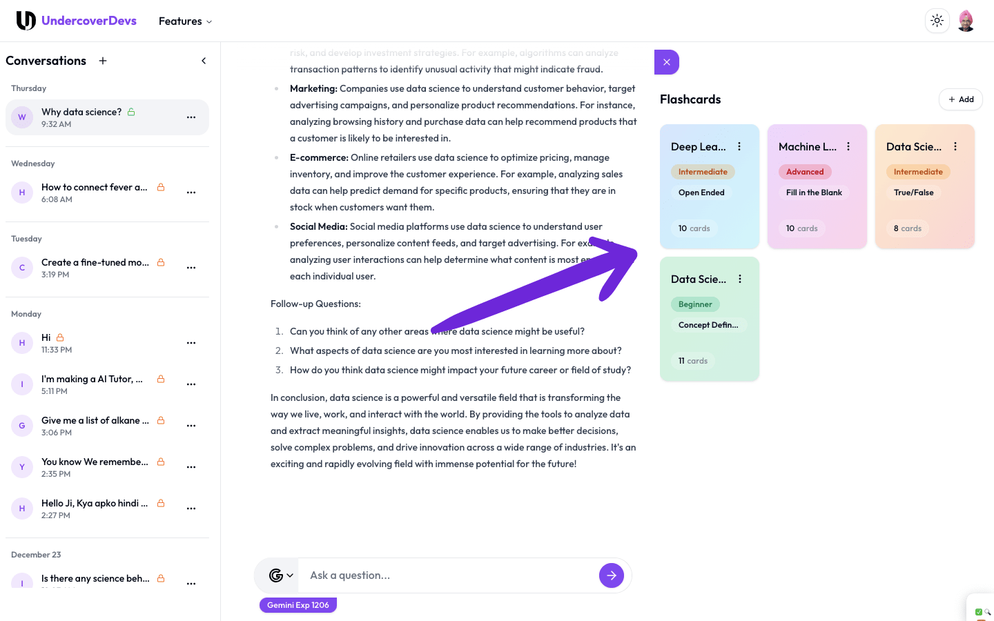 AI Flashcards Generator